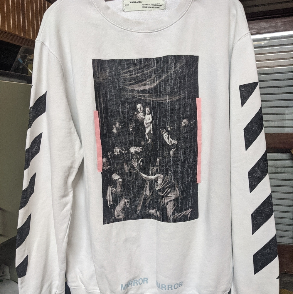 Off White Virgil Mirror Mirror Sweater